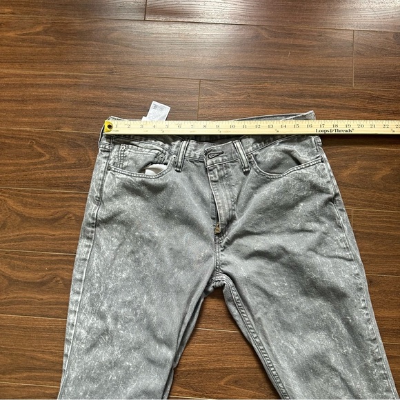 Levi's 511 Gray Straight Jeans with Vintage Acid Wash - Picture 3 of 6